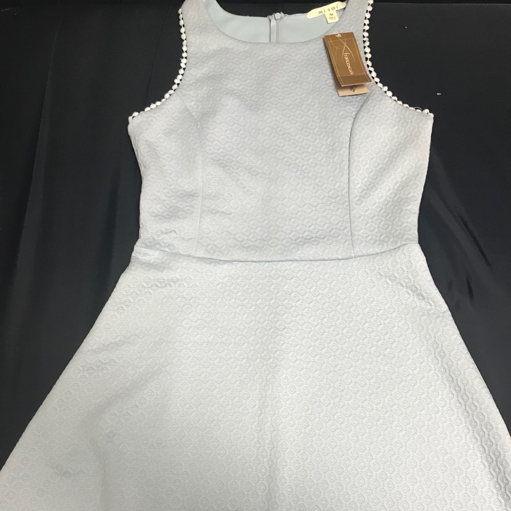 Francesca’s baby blue dress